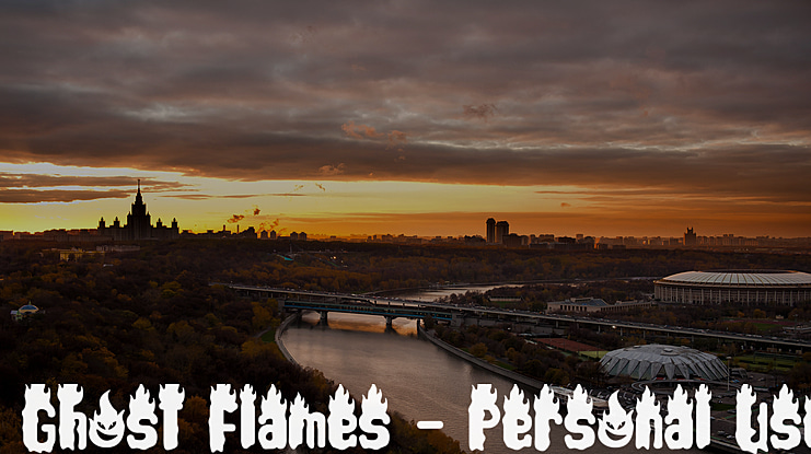 Ghost Flames - Personal Use Font