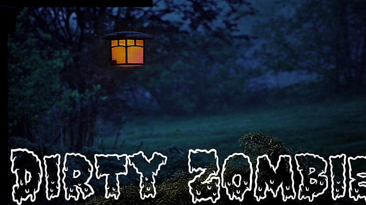 Dirty Zombie Font