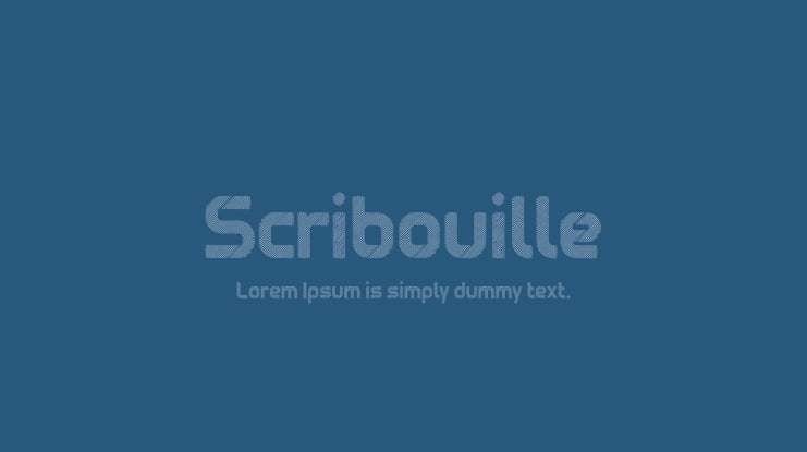 Scribouille Font