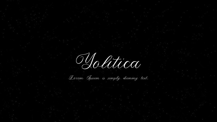 Yolitica Font