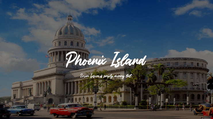 Phoenix Island Font