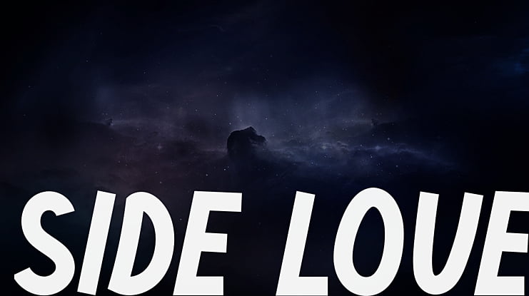 Side Love Font