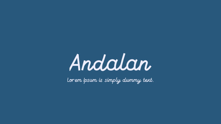Andalan Font