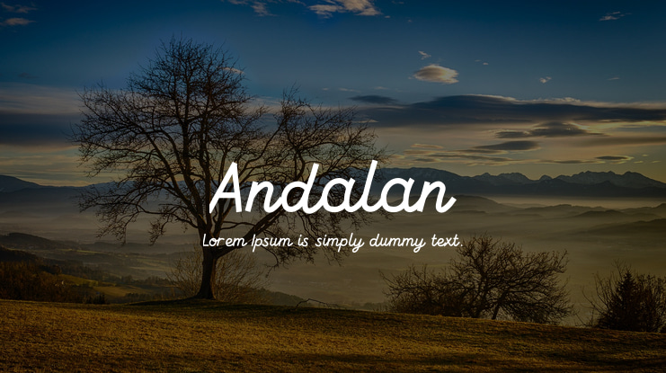 Andalan Font
