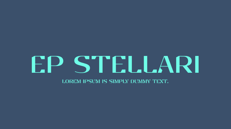 EP Stellari Font