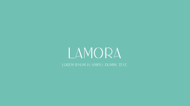 LAMORA Font