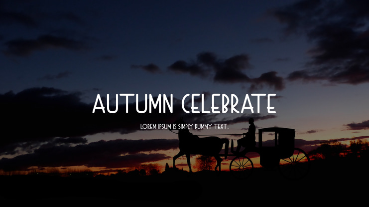 Autumn Celebrate Font Family