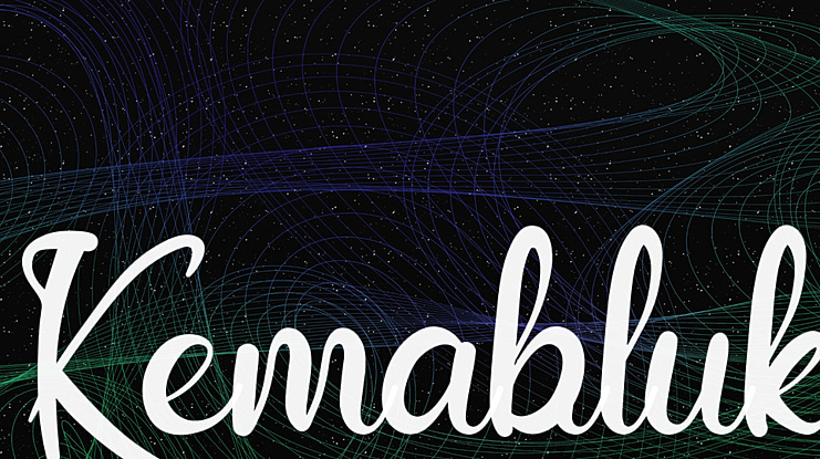 Kemabluk Font