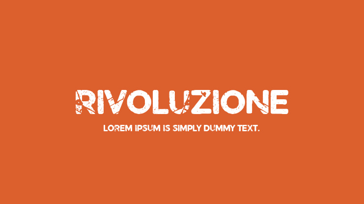 rivoluzione Font