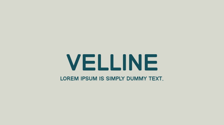 VELLINE Font