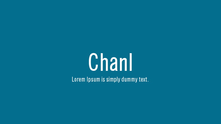 Chanl Font