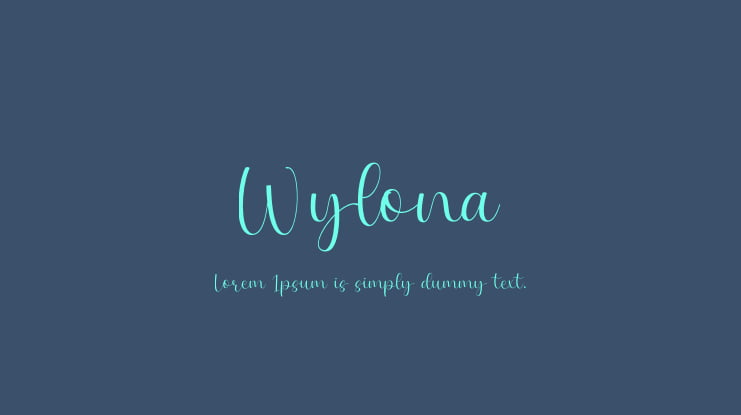Wylona Font
