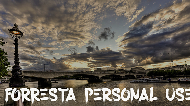 Forresta Personal Use Font