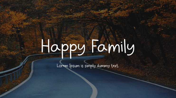 Happy Family Font