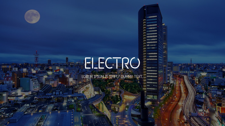 Electro Font