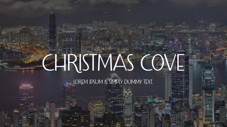 Christmas Cove Font