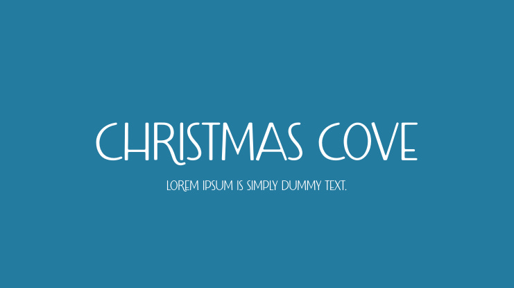 Christmas Cove Font