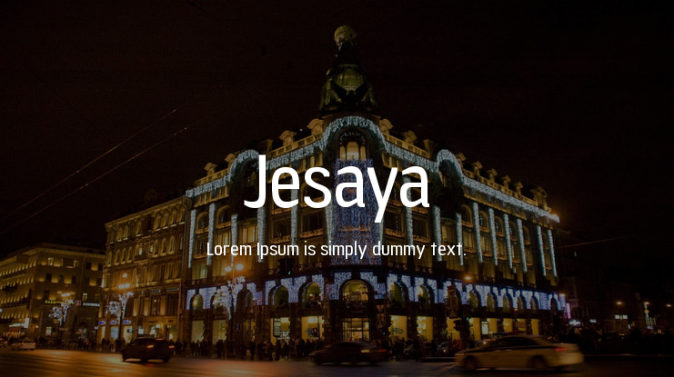 Jesaya Font