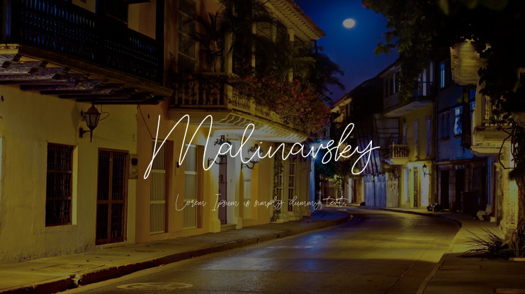 Malinavsky Font