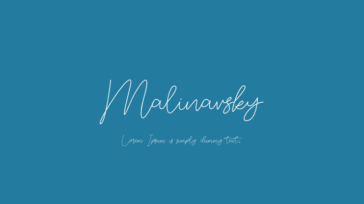 Malinavsky Font
