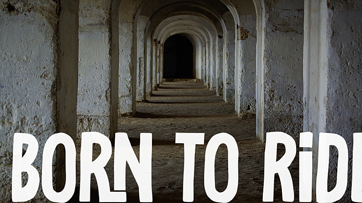 born to ride Font