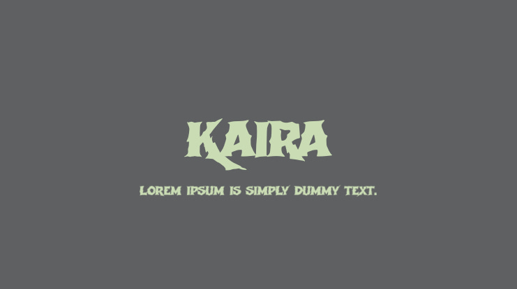 Kaira Font