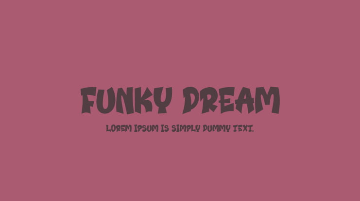 Funky Dream Font