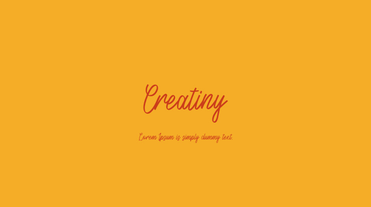 Creatiny Font