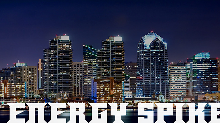 Energy Spike Font Family