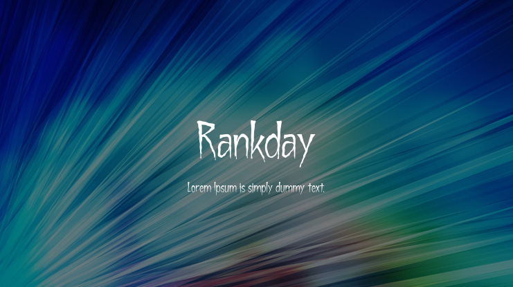 Rankday Font