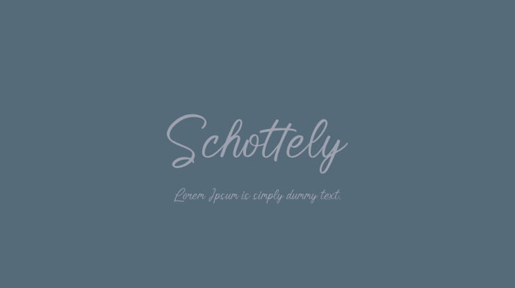 Schottely Font