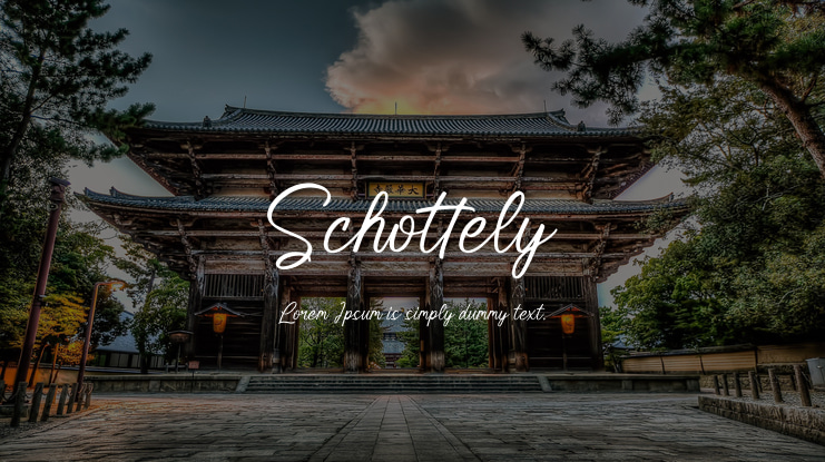 Schottely Font