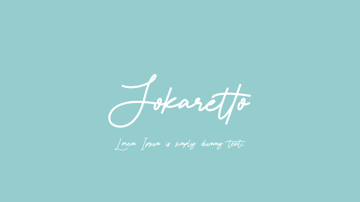 Jokaretto Font