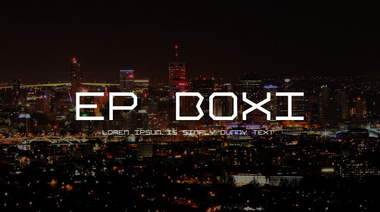 EP Boxi Font Family