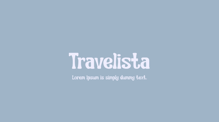 Travelista Font