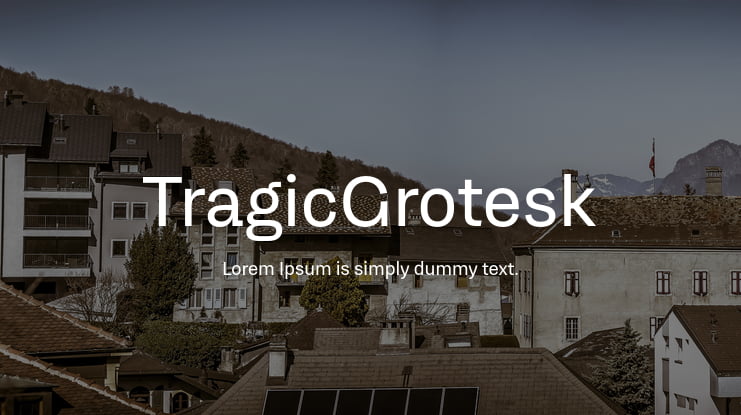 TragicGrotesk Font Family