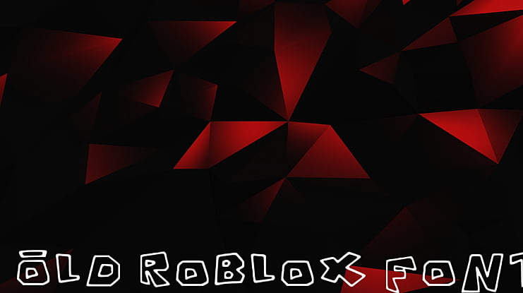 2006 ROBLOX Logo  Font