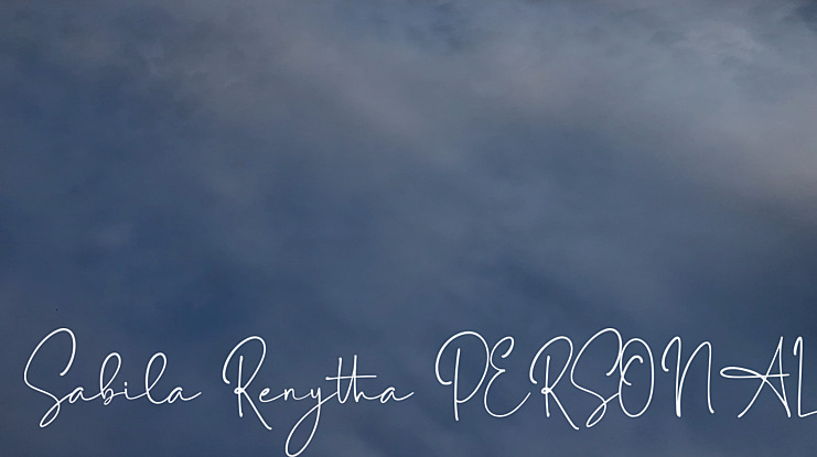 Sabila Renytha PERSONAL Font Family