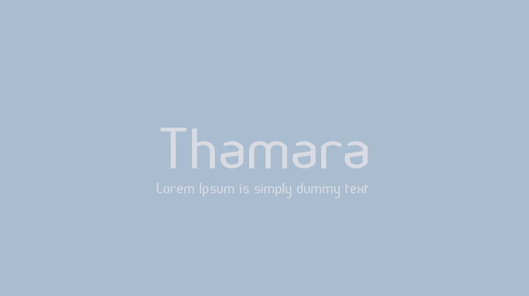 Thamara Font