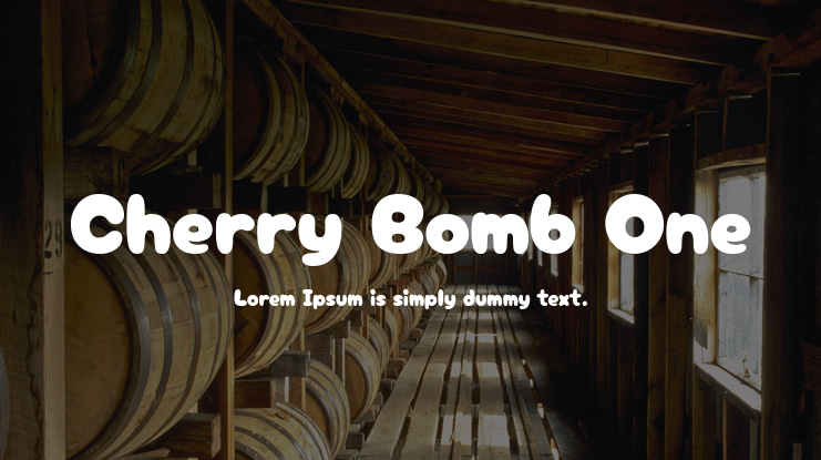 Cherry Bomb One Font