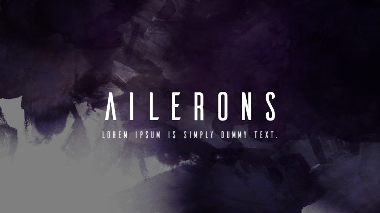 Ailerons Font