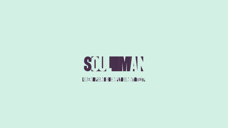 Soul Man Font Family