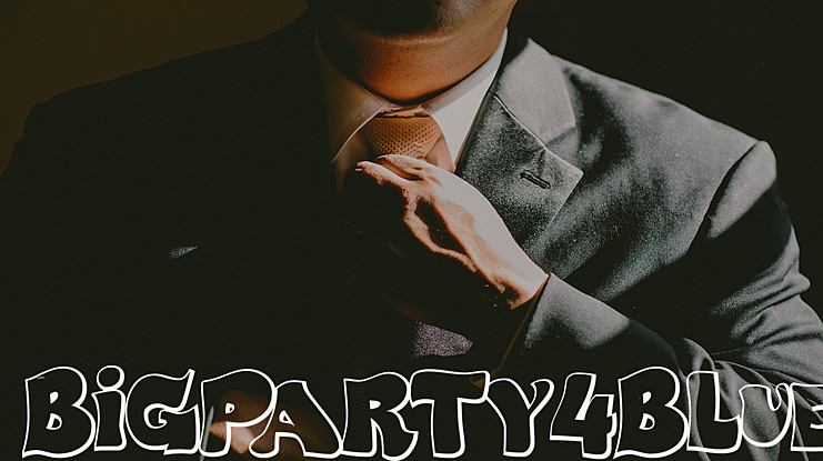 BigParty4Blue Font