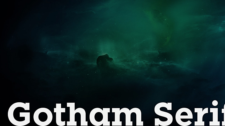Gotham Serif Bold Font