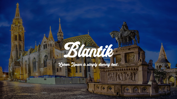 Blantik Font