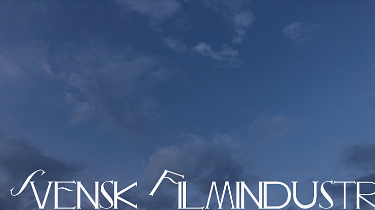 Svensk Filmindustri Font