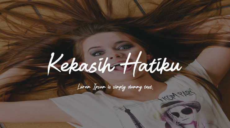 Kekasih Hatiku Font
