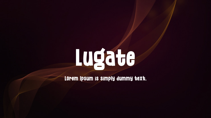Lugate Font
