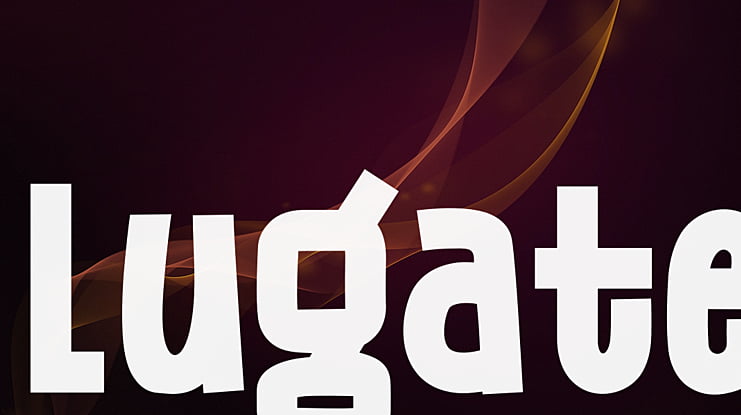 Lugate Font