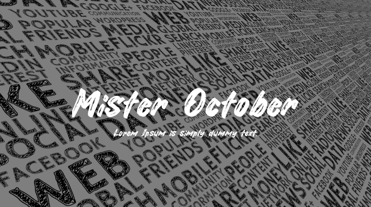Mister October Font